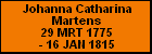 Johanna Catharina Martens