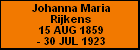 Johanna Maria Rijkens