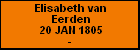 Elisabeth van Eerden