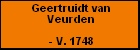 Geertruidt van Veurden