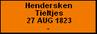 Hendersken Tieltjes