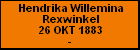 Hendrika Willemina Rexwinkel