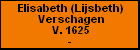 Elisabeth (Lijsbeth) Verschagen