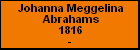 Johanna Meggelina Abrahams