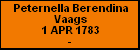 Peternella Berendina Vaags