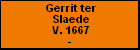 Gerrit ter Slaede