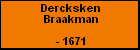 Dercksken Braakman