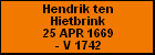 Hendrik ten Hietbrink