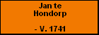 Jan te Hondorp