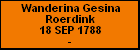 Wanderina Gesina Roerdink