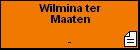 Wilmina ter Maaten