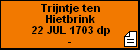 Trijntje ten Hietbrink