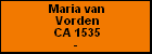 Maria van Vorden