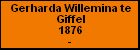 Gerharda Willemina te Giffel