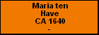 Maria ten Have