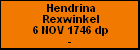 Hendrina Rexwinkel