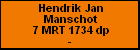 Hendrik Jan Manschot