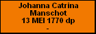 Johanna Catrina Manschot