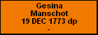 Gesina Manschot