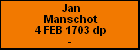 Jan Manschot