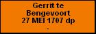 Gerrit te Bengevoort