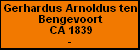 Gerhardus Arnoldus ten Bengevoort