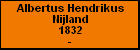 Albertus Hendrikus Nijland