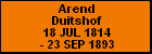 Arend Duitshof