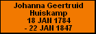 Johanna Geertruid Huiskamp