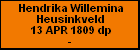Hendrika Willemina Heusinkveld