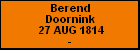 Berend Doornink