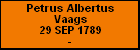Petrus Albertus Vaags