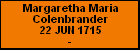 Margaretha Maria Colenbrander