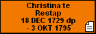 Christina te Restap