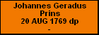 Johannes Geradus Prins
