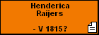 Henderica Raijers