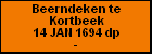 Beerndeken te Kortbeek