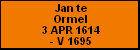 Jan te Ormel