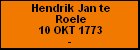 Hendrik Jan te Roele