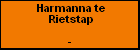 Harmanna te Rietstap