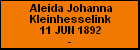 Aleida Johanna Kleinhesselink