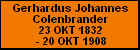 Gerhardus Johannes Colenbrander