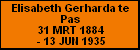 Elisabeth Gerharda te Pas