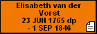 Elisabeth van der Vorst