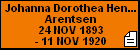 Johanna Dorothea Hendrika Arentsen