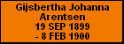 Gijsbertha Johanna Arentsen