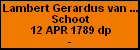 Lambert Gerardus van der Schoot