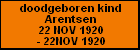 doodgeboren kind Arentsen