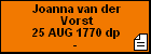 Joanna van der Vorst