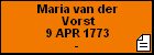 Maria van der Vorst